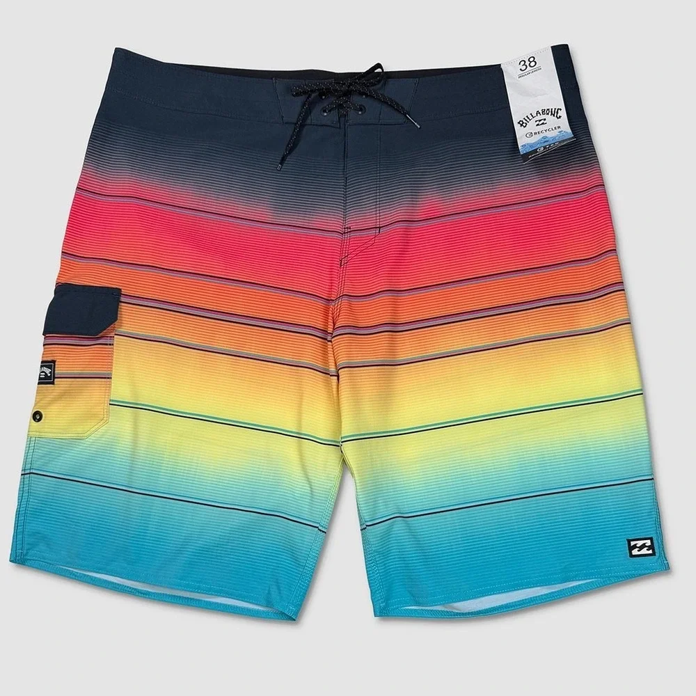 Hurley Recycler All Day Pro Board Shorts - NWT Mens 38 Multicolor - #49594-K6